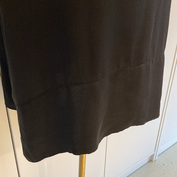 Rag & Bone oversized polo shirt dress silk black S - Picture 9 of 15